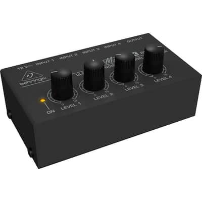 Behringer Micromix MX400 Ultra Low-Noise 4-Channel Line Mixer, 4.7 kOhms Input Impedance, Output Impedance 80 Ohms image 15