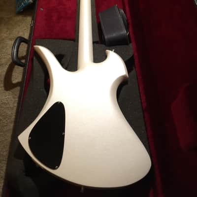 B.C. Rich Mockingbird 1981 Glitter Rock White image 7