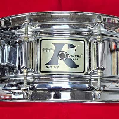 Rogers Super Ten 5x14  Chrome Over Steel 1980s - Chrome image 1
