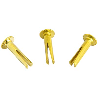 Meinl CY-RIVET-BR Sizzle Rivet 3 Pcs. Brass Plated Steel image 1