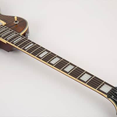 Swing MLP-100 Single Cutaway Electric Guitar Tiger Eye Flame Maple Top HH Bild 8