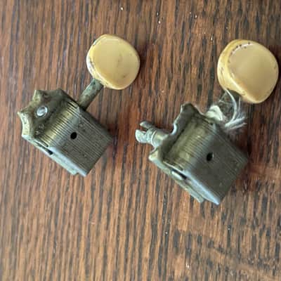 1964 1965 1966 set Fender Musicmaster Duo Sonic Mustang guitar tuners tuning pegs image 4
