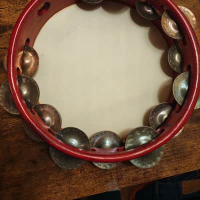 GROVER PRO PERCUSSION Custom Dry 8-inch Silver Natural Double-row Tambourine 2025 - Natural image 3