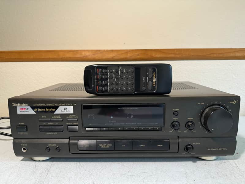 Technics SA-GX170 Receiver HiFi Stereo 2 Channel Phono Home Audio Vintage Radio image 1