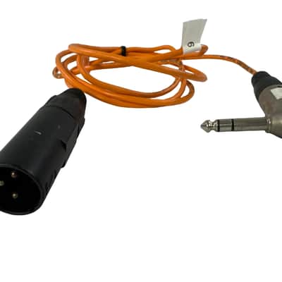 Whirlwind 6ft Balanced Microphone Patch Audio Cable Right Angle 1/4" TRS to XLR image 2