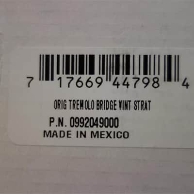 Fender 6-Saddle American Vintage Series Stratocaster Tremolo Assembly (Chrome) image 4