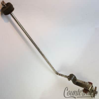 *Slingerland 3/8" L-Arm Cymbal Stand Shur-Grip Clamp-On Mount Nickel Vintage 40s image 2