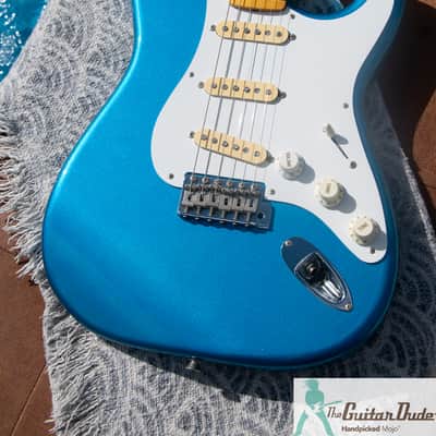 2010 Fender ST-57 Stratocaster Reissue MIJ -Limited Edition Lake Placid Blue Finish - Pro Set Up w Perfect Frets/Action/intonation! image 9