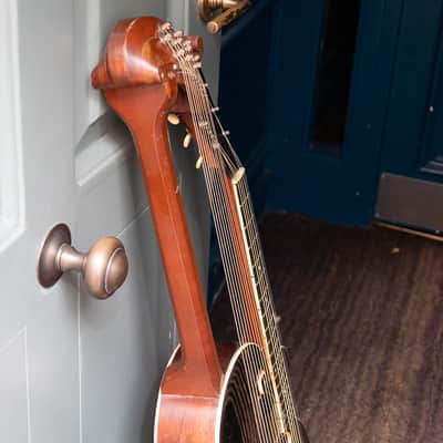 1914 Gibson Style U Harp Guitar image 12