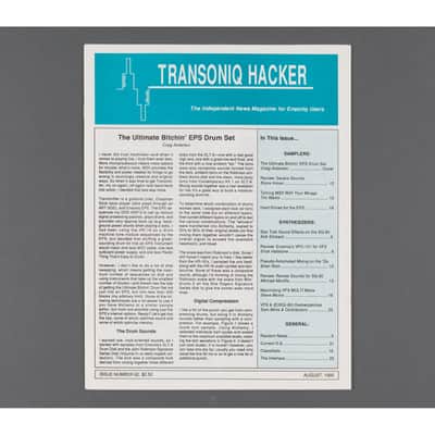 Transoniq Hacker Ensoniq User's Newsletter Issue #62