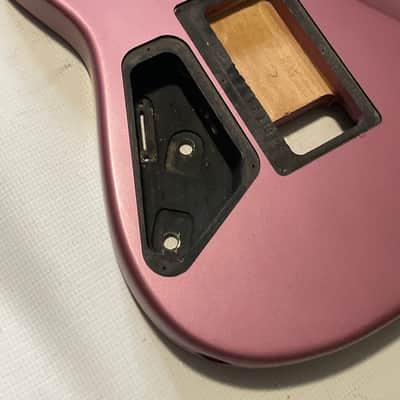 2018 Charvel Mexico Pro Mod 2H Satin Pink Guitar Body Floyd Ready image 15