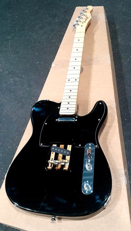 Hillbilly Guitars Custom Black Ebony & Flame Maple Telecaster Bridge w Brass Comp Saddles image 1