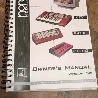 Nord Micro Modular Desktop Virtual Synthesizer 1997 - 2003 - Red image 5
