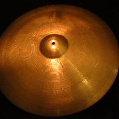 Zildjian Rare!! 50's A Zildjian 24" Medium Ride Cymbal Large Hollow Stamp 3,492g image 2
