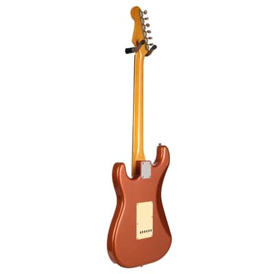 Fender 1991 ST-62 Stratocaster Reissue MIJ Burgundy Mist Metallic Matching Headstock image 3