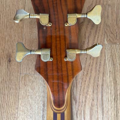 Alembic 20th Anniversary AM 4 string Bass guitar Omega Burl Walnut image 6