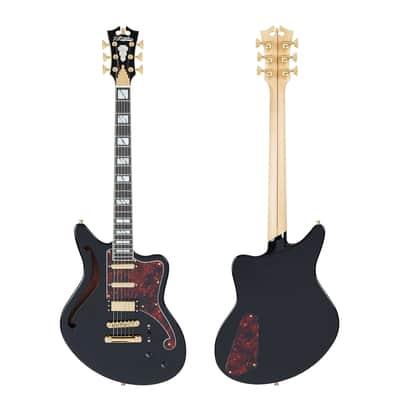 D'Angelico Deluxe Bedford SH - Black (DADBEDSHSBKGS) image 2