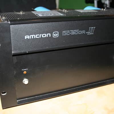 Amcron Crown DC-300A series II power amp for passive spakers studio monitor image 1