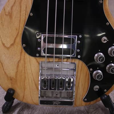 1984 Peavey T-40 4-String Bass Natural Maple Fret (199868 US) image 7