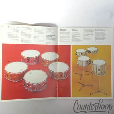 Premier/Selmer 77 Drum Catalog 2000 Snare Resonator Zyn Zildjian Cymbals Vintage image 3