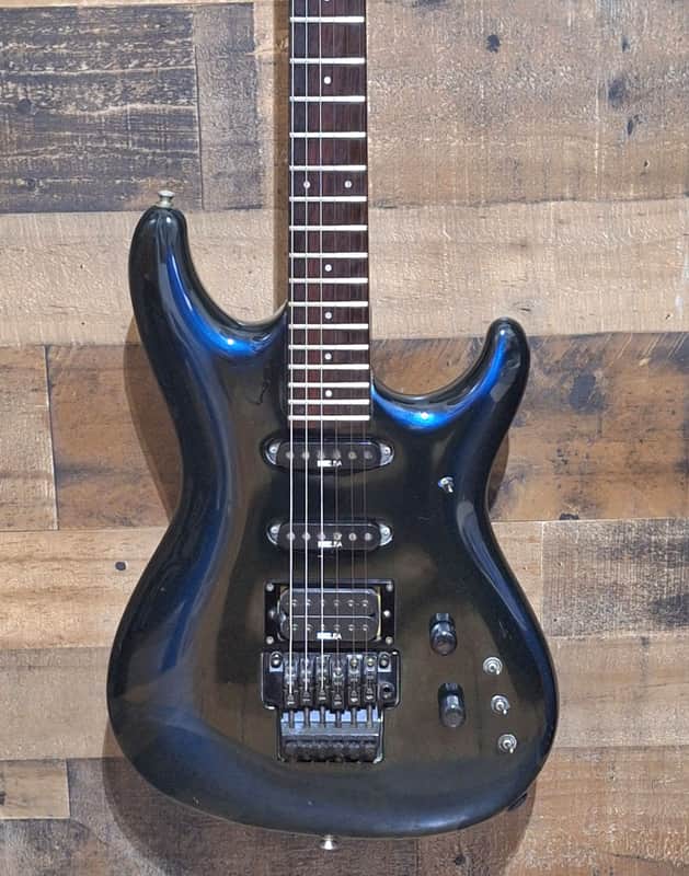 1987 Ibanez 540R Radius Series Floyd Rose HSS MIJ W/OHSC - Jewel Blue Burst - image 1