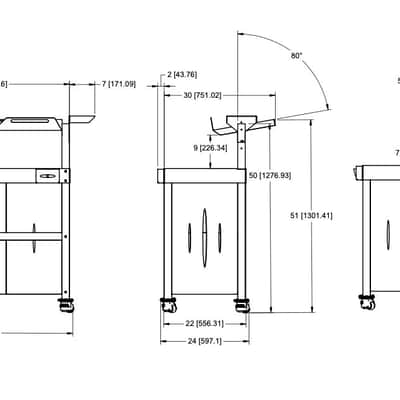 Apache DJ Booth W/ Speaker Mounts Only image 24