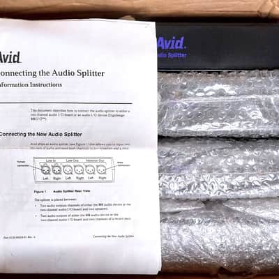 7 Avid Audio Splitters NEW OPEN BOX with 14 Avid 2 channel I/O 8' XLR cables image 8
