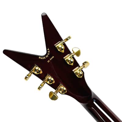 Dean USA Custom Shop ML Mahogany Floyd Rose Gold Hardware - Trans Brazilia image 14