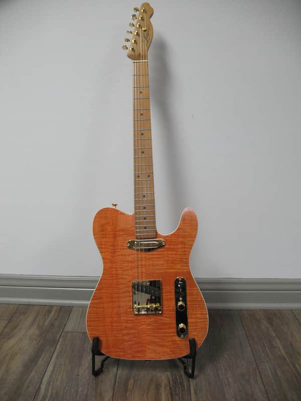 Logan Special flame maple, top bound, Swamp ash body, All nitro. 2026 - Gloss nitro finish image 1