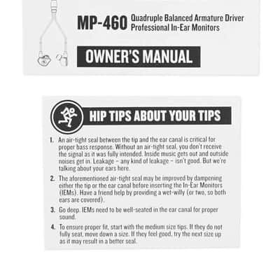 Mackie MP Series in-Ear Headphones & Monitors with Triple Dynamic Drivers (MP-320) image 5