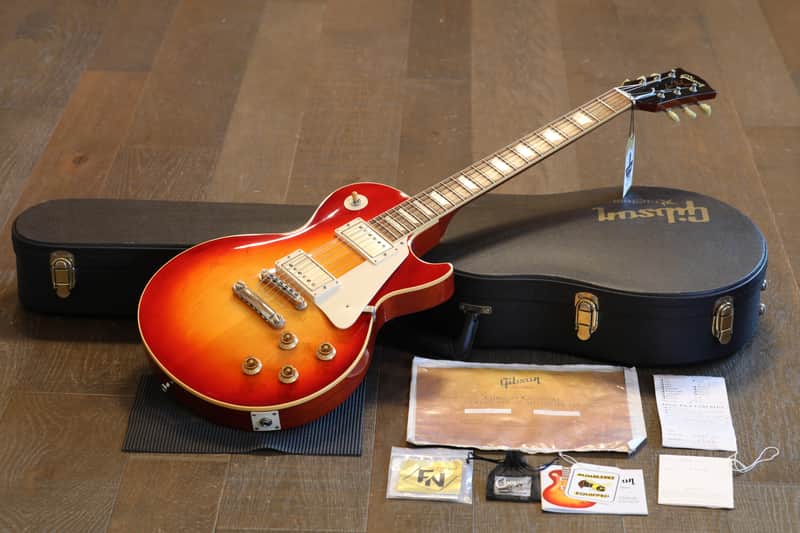 2007 Gibson Custom Shop 1958 Historic Reissue Les Paul Electric Guitar Cherry Sunburst + COA OHSC image 1