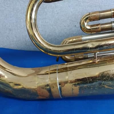 Vintage Late 60s-Early 70s Getzen KB Series Baritone Horn 11" Bell Made in USA image 9