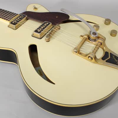 2003 Gretsch G3156 Streamliner Historic Series Antique White Electric Guitar image 7