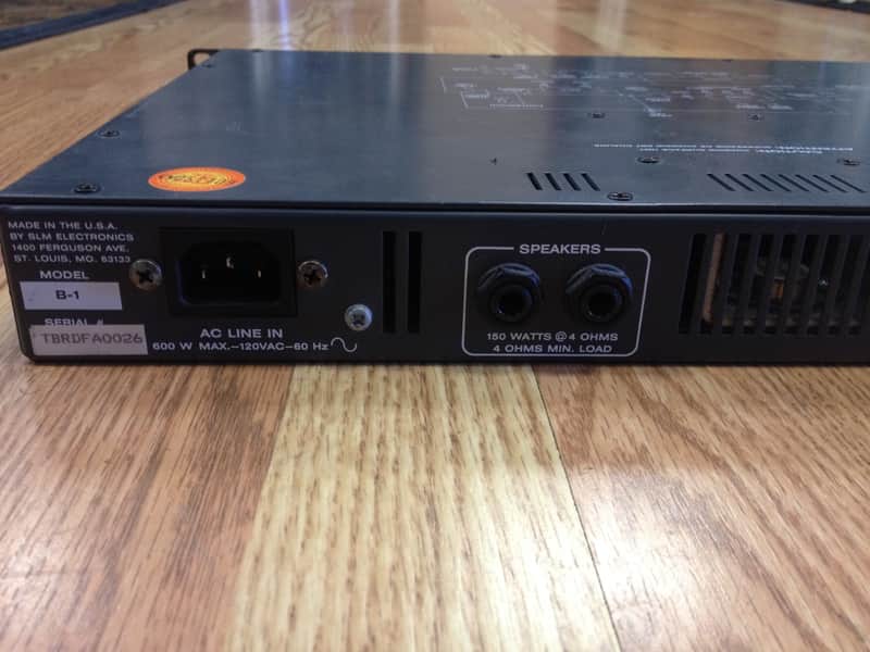 Ampeg B-1 150 watt Rackmount Bass Amp | Reverb