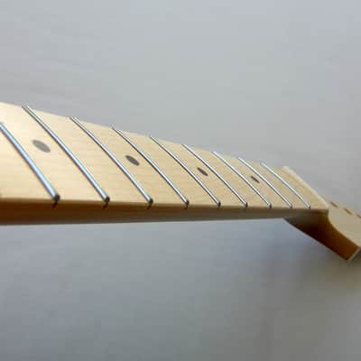 Stratocaster-1 11/16ths (43mm) Nut Width/ 22 Medium Frets/Guitar Neck/ Rosewood Dots, Natural, w/Warmoth Bone Nut / STRAT/ fits Fender image 5