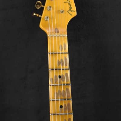 Fender Custom Shop '55 Stratocaster Relic Wide Fade 2-Color Sunburst Gold HW image 6