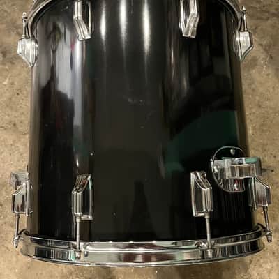 Rogers Big R 13, 16, 22 Londoner 70s black drum set image 15