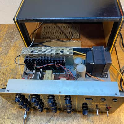 1976-Evans MA-100 Deluxe Vocal Mixer with large reverb tank image 23