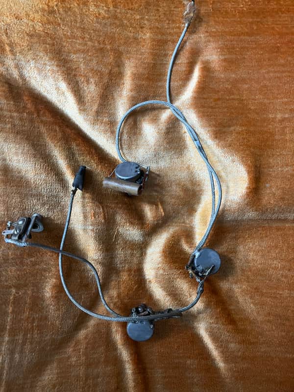 Gibson 3-Pot Wiring Harness w/Braided wire 1956 - Vintage image 1