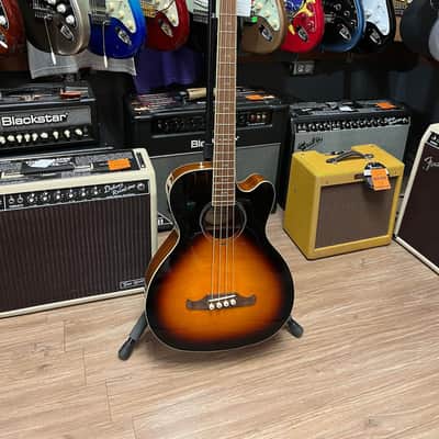 Fender FA-450CE 4-String Maple / Mahogany Acoustic Bass with Laurel Fretboard 3-Tone Sunburst image 1