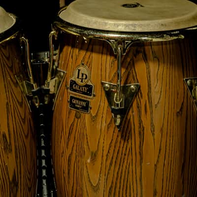 LP Galaxy Giovanni Signature Series Congas with Stand – 11" & 12" image 3