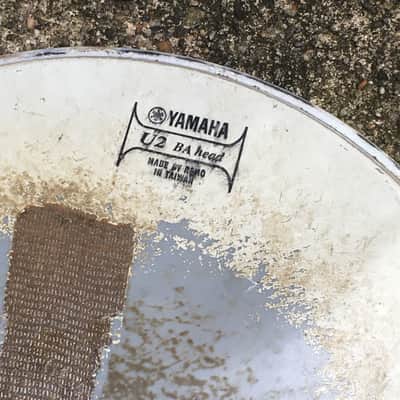 X2 14” Heads Vintage Yamaha U2 BA Snare Batter Head 1980s Heavy Aged Relic Made by Remo Art Project image 4