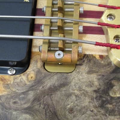 2003 Alembic Stanley Clarke FRETLESS BUCK-EYE BURL Europa Electronics - STUNNING! image 10
