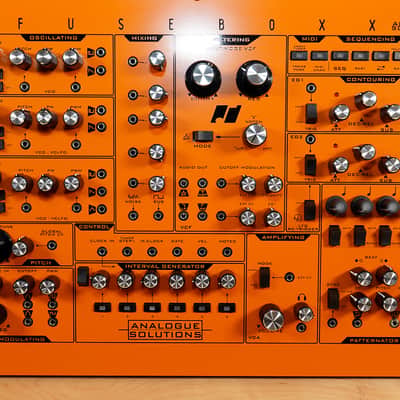 Analogue Solutions FuseBox X Polyphonic Synthesizer 2022 - Present - Orange image 4