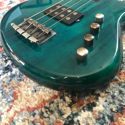 MTD Kingston Artist 4-String Bass w/ Rosewood Fretboard Amber image 4