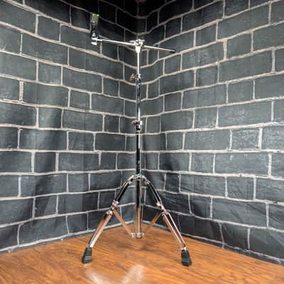 Pearl Double‑Braced Boom Cymbal Stand • 80s/90s • Chrome • Heavy‑Duty • Reliable Vintage Hardware image 3