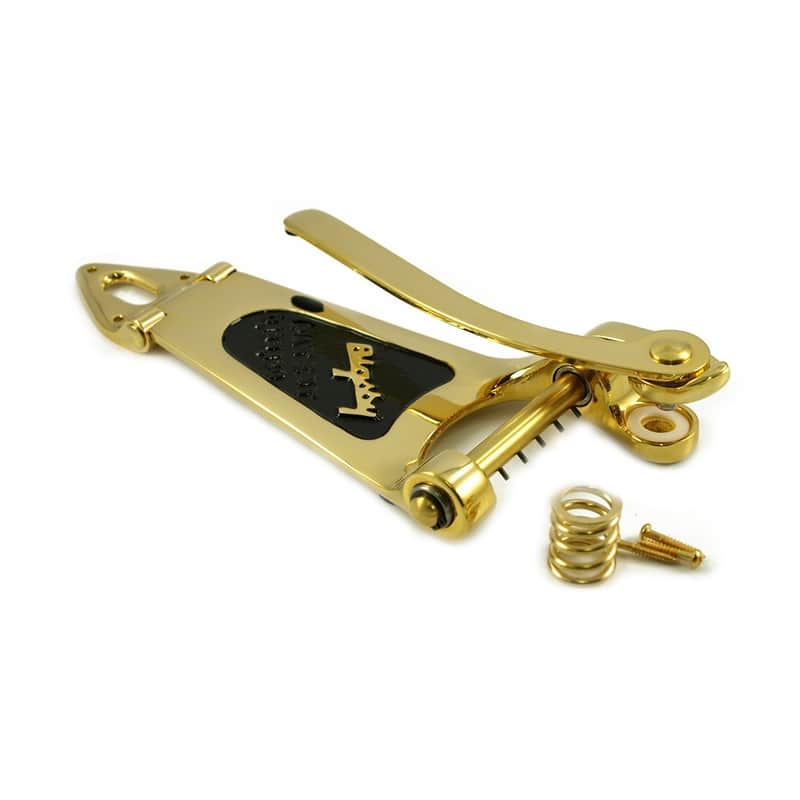 NEW Bigsby B6 Gold Lefty Tremolo Bar for Gretsch, Gibson, Epiphone & Guild Archtop Guitars. image 1