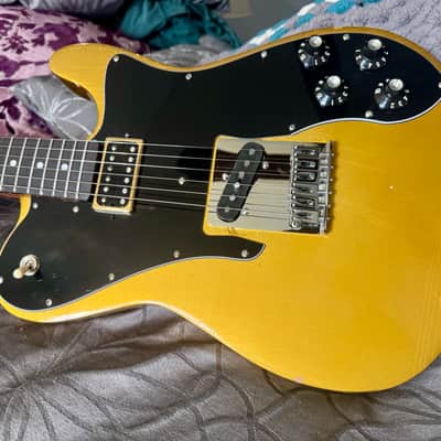 fender tele custom body 70's - nitro w/ roasted rosewood board neck image 2