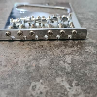 Fender Telecaster bridge & saddles 1980s Fullerton Dan Smith era image 5