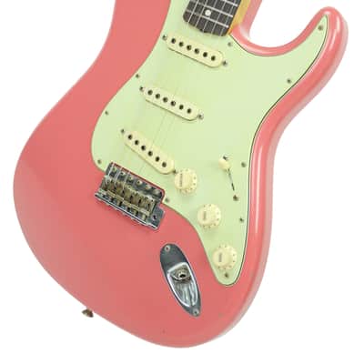 Fender Custom Shop Masterbuilt 1963 Stratocaster Relic by Yuriy Shishkov in Salmon Pink image 5